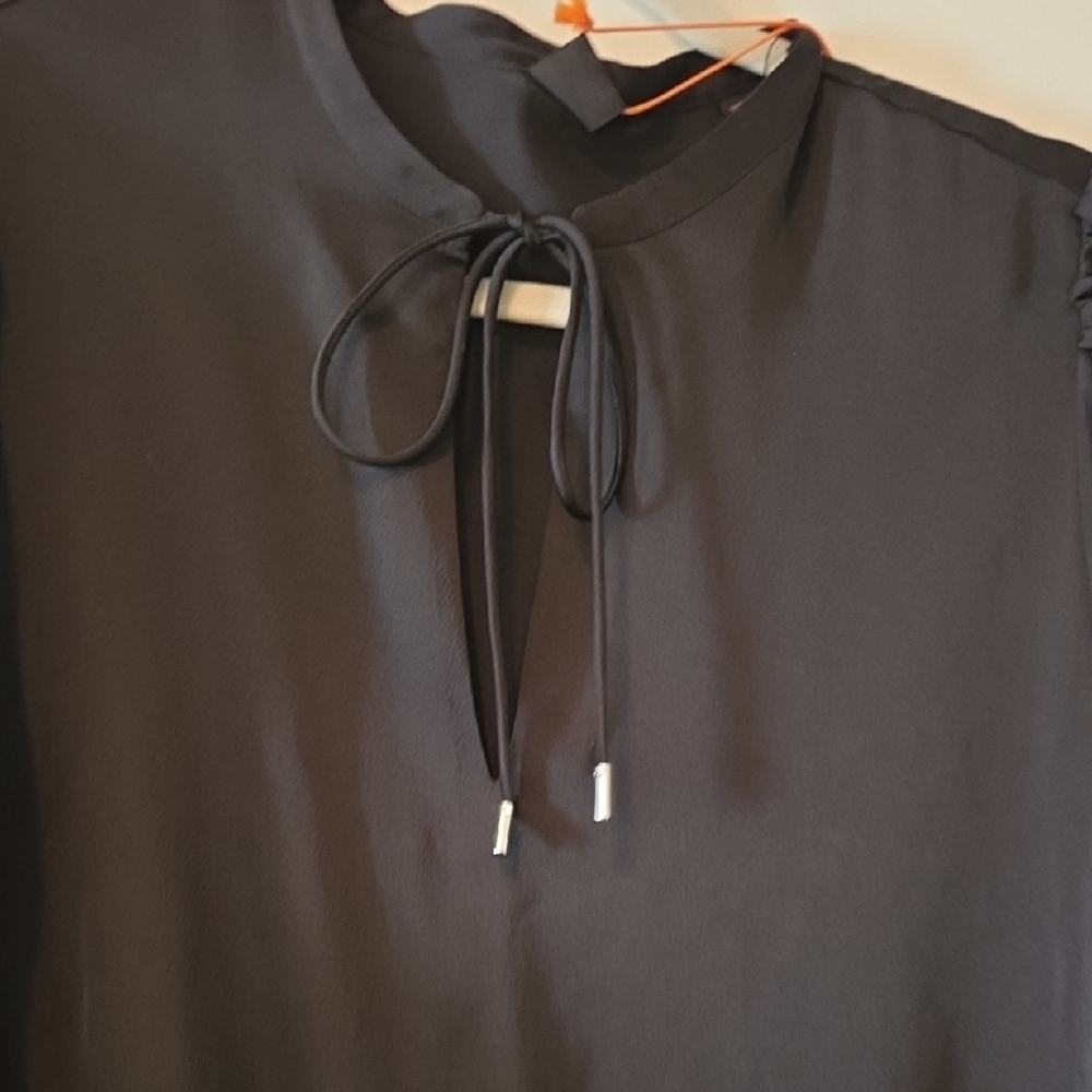BOSS Elegant Black Long Sleeve Dress - Picture 4 of 7